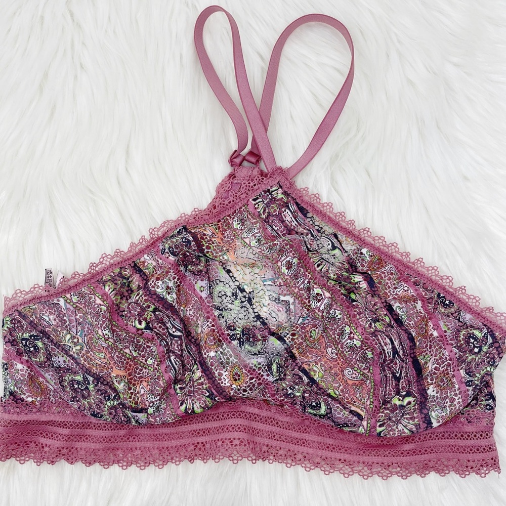 Victoria’s Secret High Neck Lace Bralette